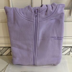 Comfy Collection Pastel Edit Zip-up Hoodie- Lavender XS, M, S